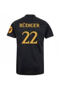 Fotbalové Dres Real Madrid Antonio Rudiger #22 Třetí Oblečení 2023-24 Krátký Rukáv